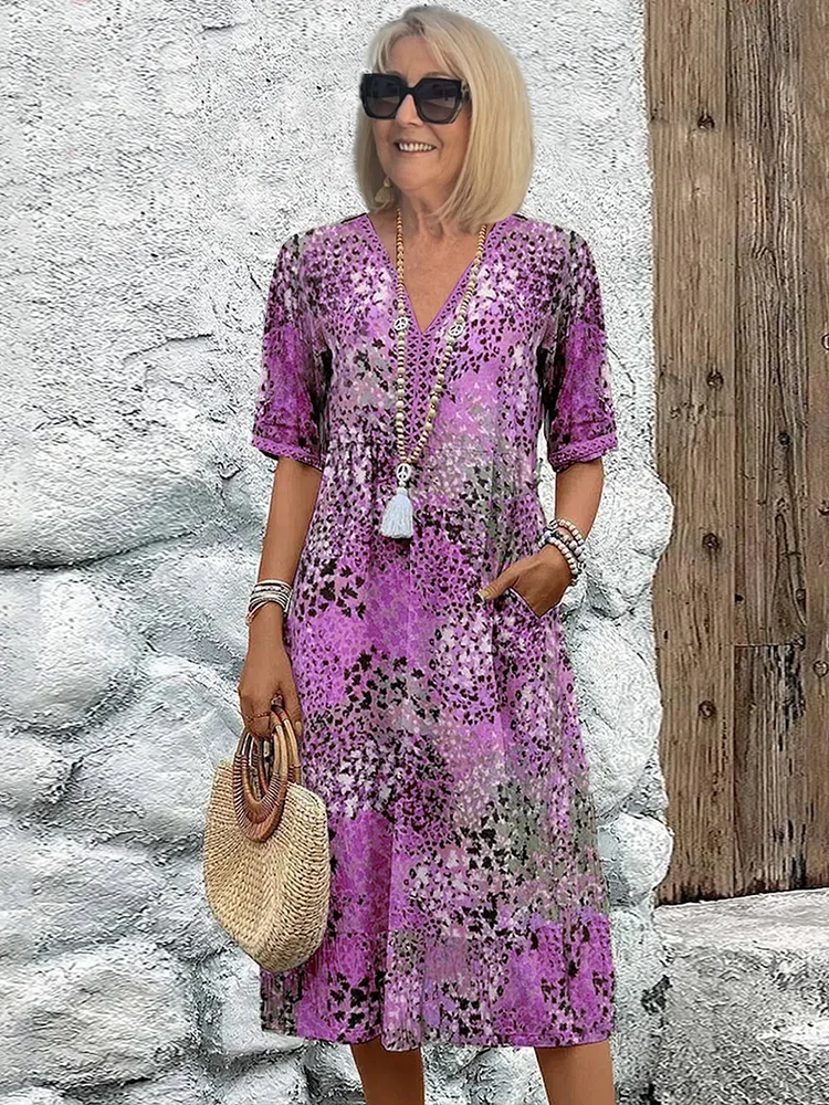 Fatima – Kleid mit Blumenmuster