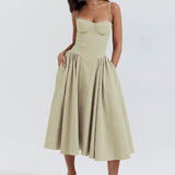 Phoebe - Vintage Cross-Border Modisches Tank Langkleid