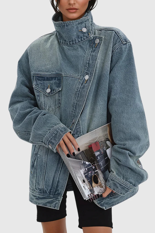 Bella™ - Künstlerische Jeansjacke