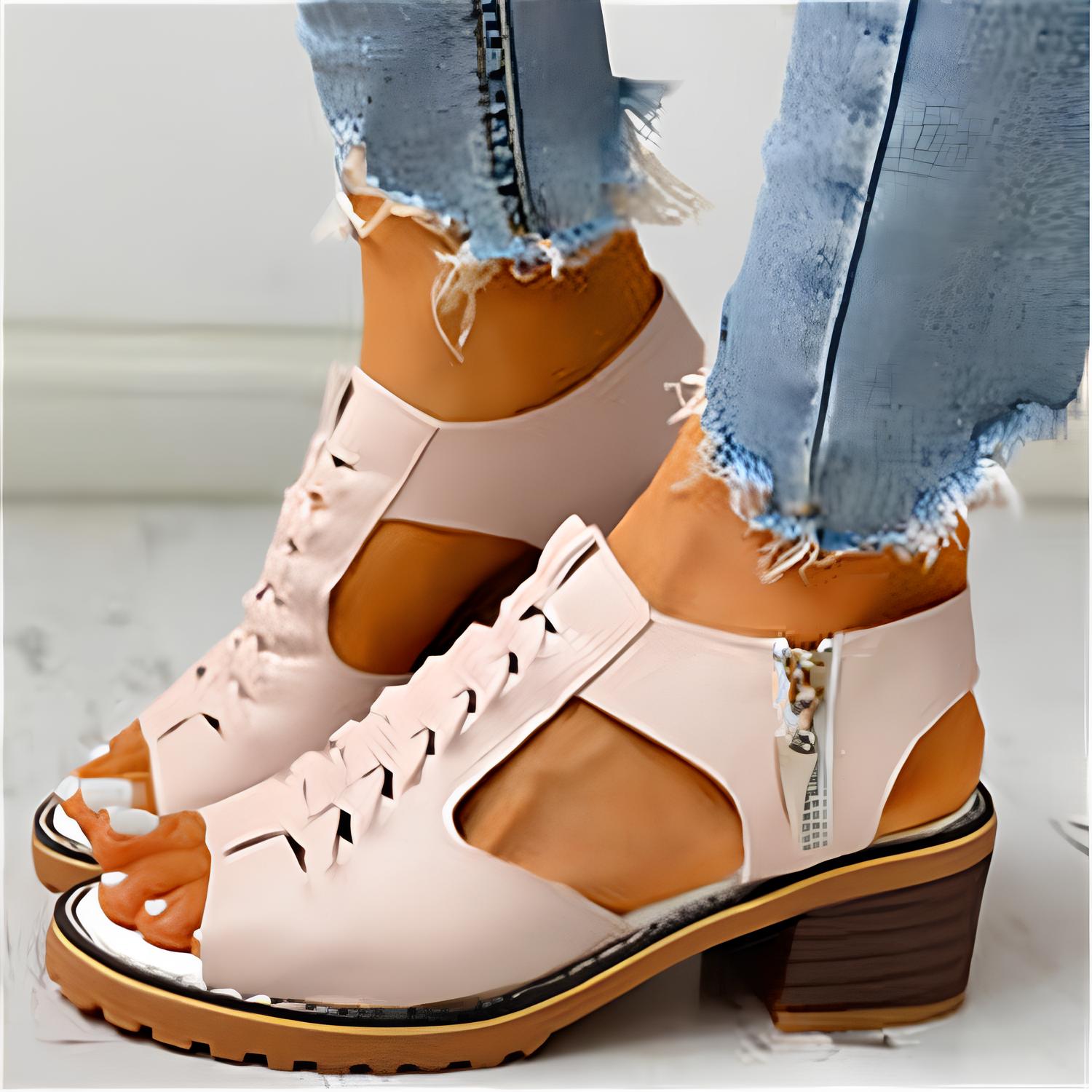Steffie™ - Orthopädische Damen-Sandalen mit Blockabsatz