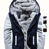 Noah - Warme Herren Fleecejacke Mit Kapuze