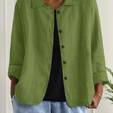 Marilla™ – Klassischer leichter Hemd-Cardigan
