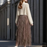Cecil™ - Stilvoller Mesh-Layered Tutu-Rock