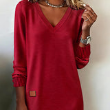 Carmen™ - Pulloverkleid mit V-Ausschnitt