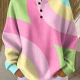 Vera | Pullover mit abstraktem geometrischem Muster