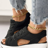 Celeste - Muffin-sandalen Mit Kontrastierenden Einsätzen
