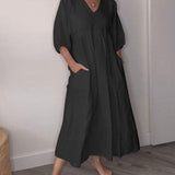 Corvalyn™ - Elegantes Fließendes Maxikleid