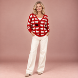 Elisabeth | Bequemer geknöpfter Strickcardigan