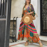 Schickes Bohemian-Eleganz-Kleid