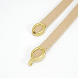 Damen schmaler Gürtel mit Ringverschluss