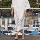 Grace™ - Modernes Fließendes Raffiniertes Spitzenkleid