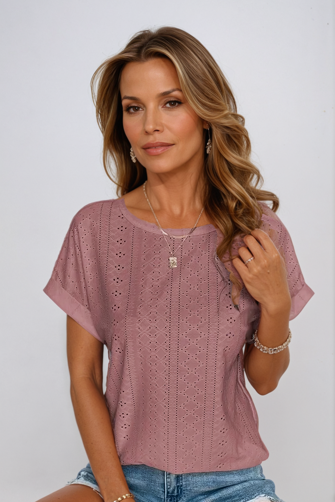 Becky™ | Lässiges Lochmuster-Top