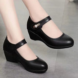 Lydia | Damen Wedge Mary Jane Schuhe