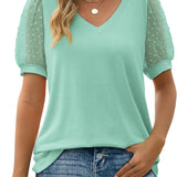 Rhianna™ - Elegantes Puffärmel-Top