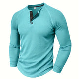 Chad™ - Herren Henley-Shirt