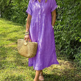 Cassie - Elegantes gestreiftes Kleid