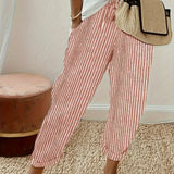 Elena™ - Gestreifte Hose mit weitem Bein