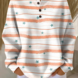 Tara | Pullover mit Streifen und Sternenmuster