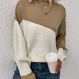 Zelda™ - Eleganter Color Block Pullover