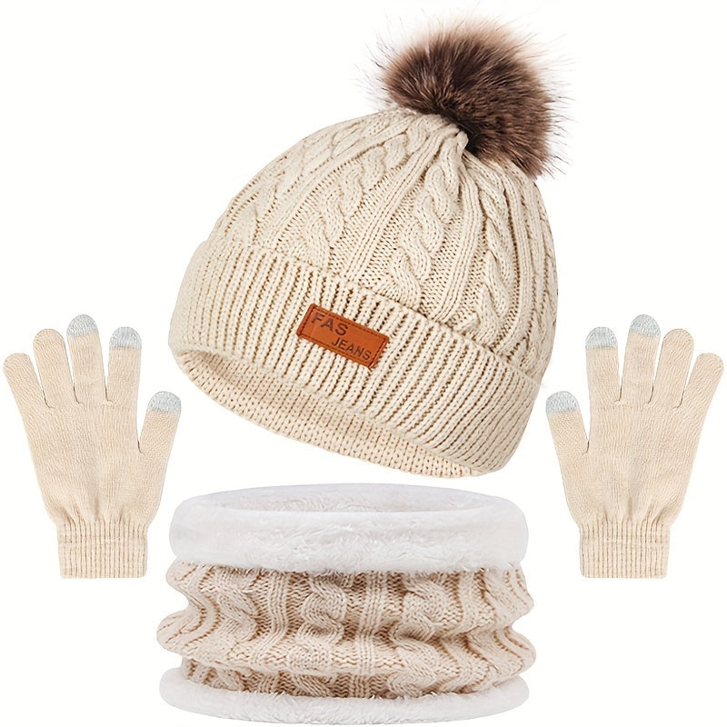 Winterset Mütze und Handschuhe für Damen
