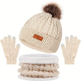 Winterset Mütze und Handschuhe für Damen