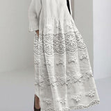 Thalina™ - Spitzenbedrucktes Kleid