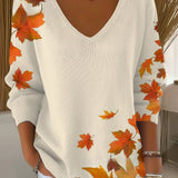 Beatrice – Pullover mit V-Ausschnitt