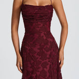 Maxikleid für Damen mit Schnürdetail
