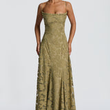 Maxikleid für Damen mit Schnürdetail