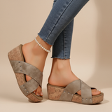 Eva-Frieda | Boho-Keilsandalen