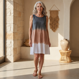 Vionette - Lässiges Gradient Kleid