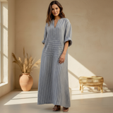 Yvonne - Gestreiftes Maxikleid