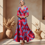 Saffie - Bedrucktes Wickelkleid