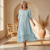 Hermine - Elegantes Schichtenkleid