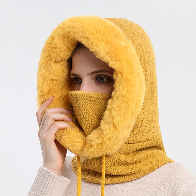 Multifunktionaler Hoodie mit Kordelzug