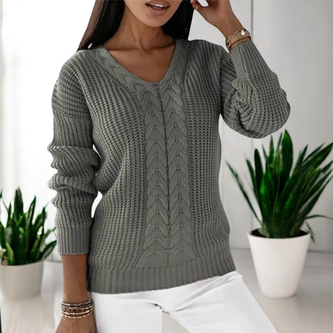 Elin - Klassischer Strickpullover
