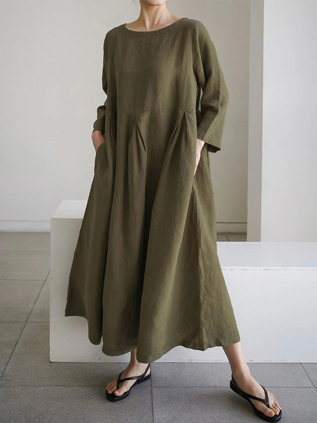 Ella - Lockeres kleid mit Seitentaschen