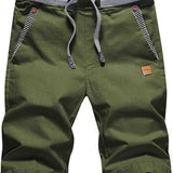 Eden | Knie-lange Shorts mit Kordelzug und Taschen