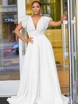 Maud™ - Kleid mit V-Ausschnitt