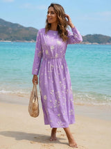 Ella | Besticktes Mid-Sleeve Kleid