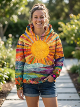 Clara - Bunte Sonnenaufgang Hoodie