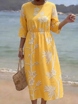 Sophie | Besticktes Mid-Sleeve Kleid