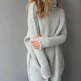 Emma  - Grauer Pullover Für Damen In Übergrößen