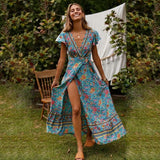 Veronica™ - Maxi Kleid Mit Hohem Schlitz