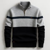 ELSTON HERITAGE PULLOVER MIT VIERTELZIP