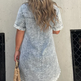 Vera™ - Denim Hemdkleid