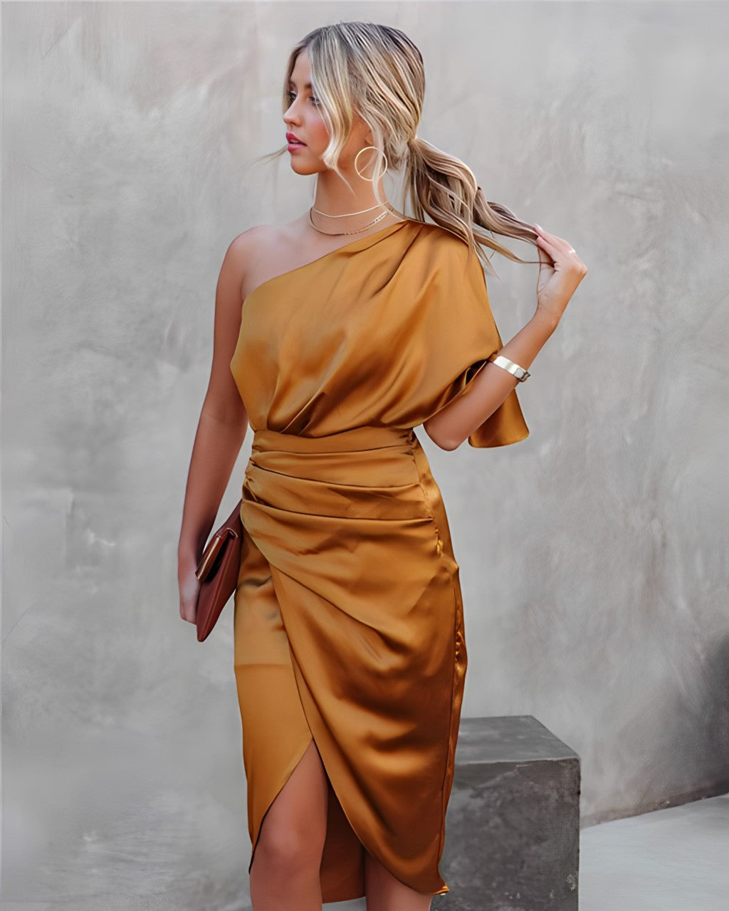 Ella™ - Elegantes Seiden-Abendkleid