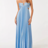 Tansy - Sommerglanz Halter Maxi Kleid