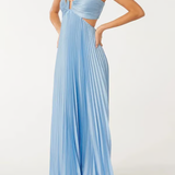 Tansy - Sommerglanz Halter Maxi Kleid