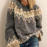 Isabelle | Eleganter Und Bequemer Jacquard-Pullover